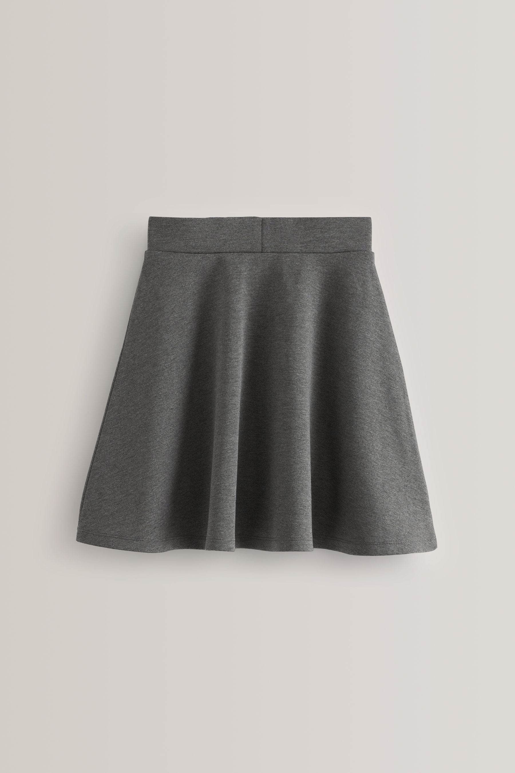 Buy Grey Longer Length Jersey Stretch Pull On School Skater Skirt 3 17yrs from Next Luxembourg