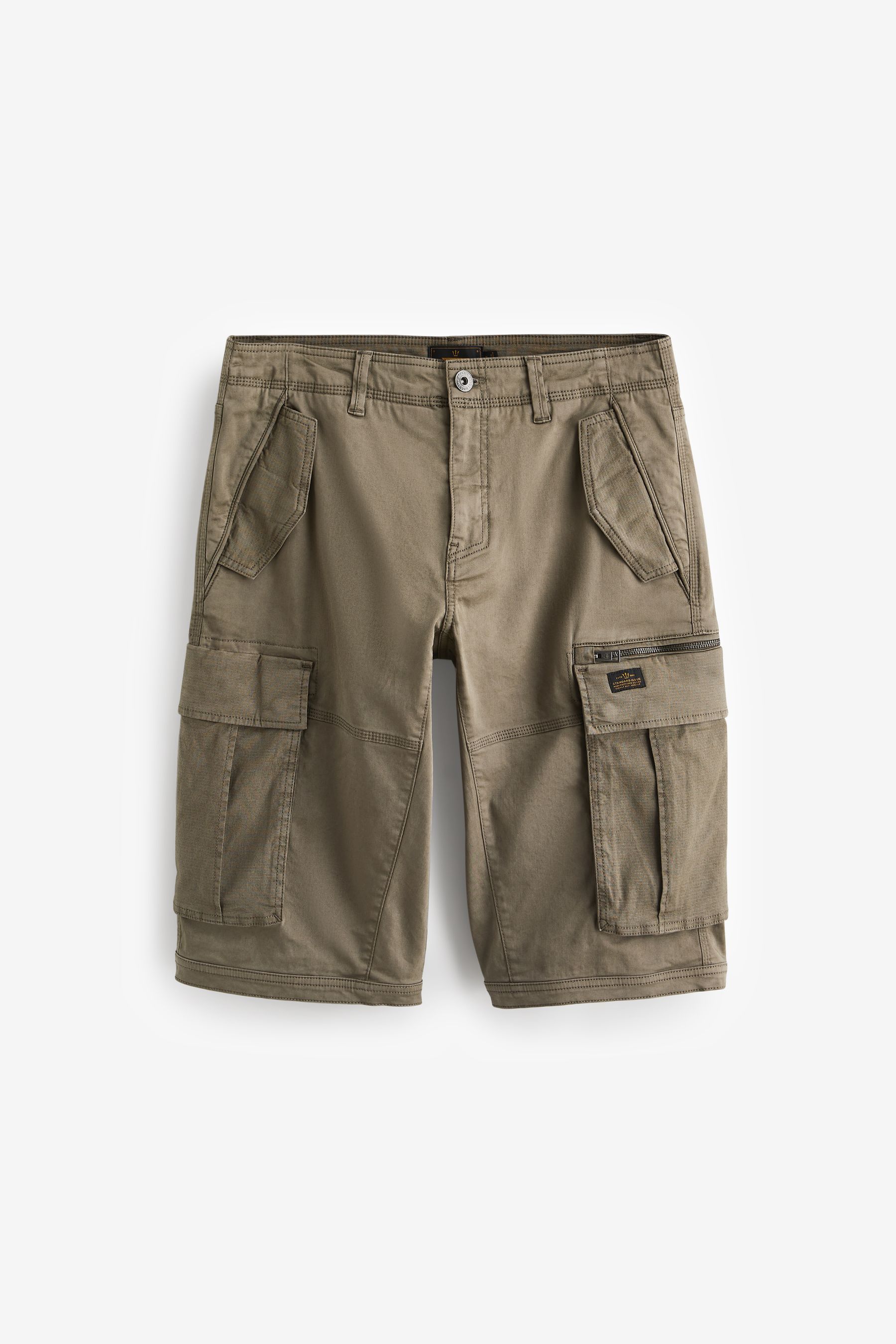 Buy Dark Stone 3 Quarter Cargo Shorts from the Next UK online shop