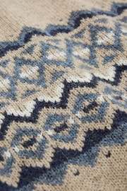 Celtic & Co. Mens Natural Fairisle Pattern Jumper - Image 4 of 4