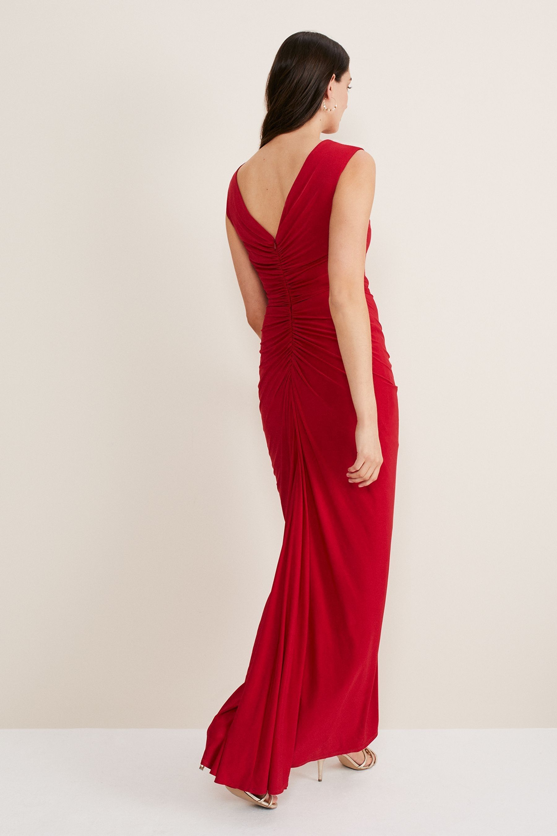 Buy Phase Eight Red Donna Maxi Dress from the Next UK online shop