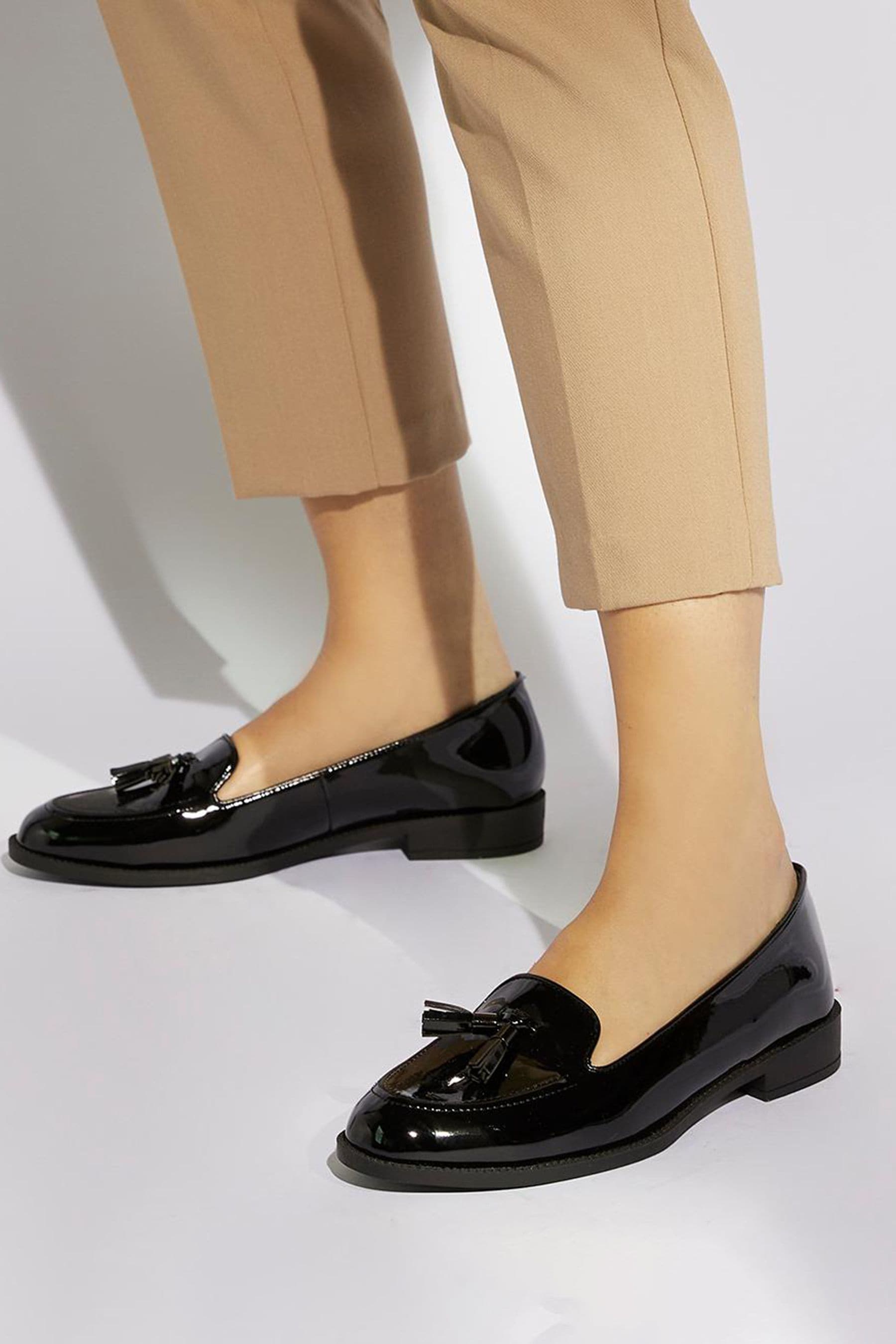 Dune tassel loafers top