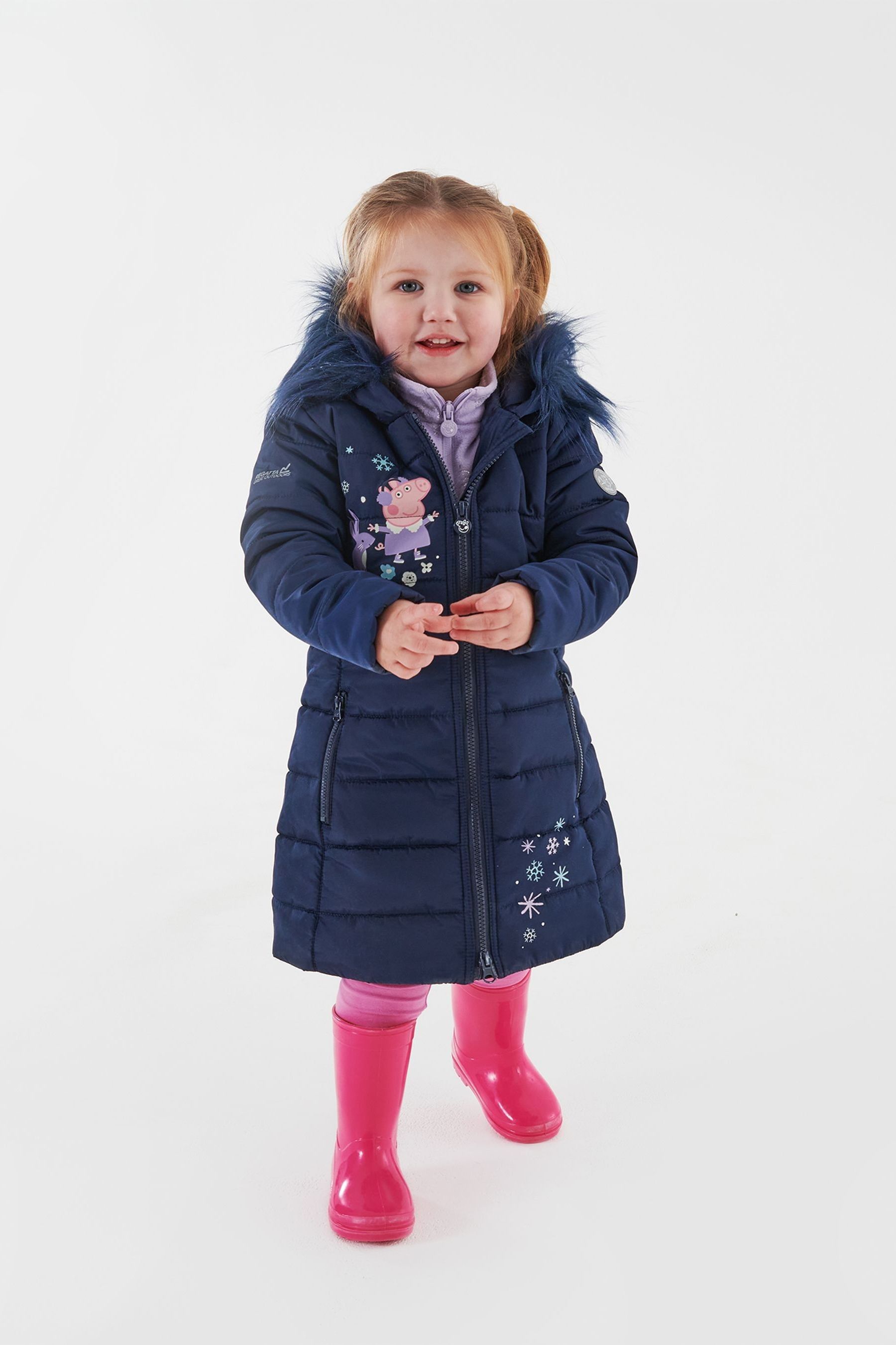Buy Regatta Girls Blue Peppa Pig Padded Jacket from Next Lithuania