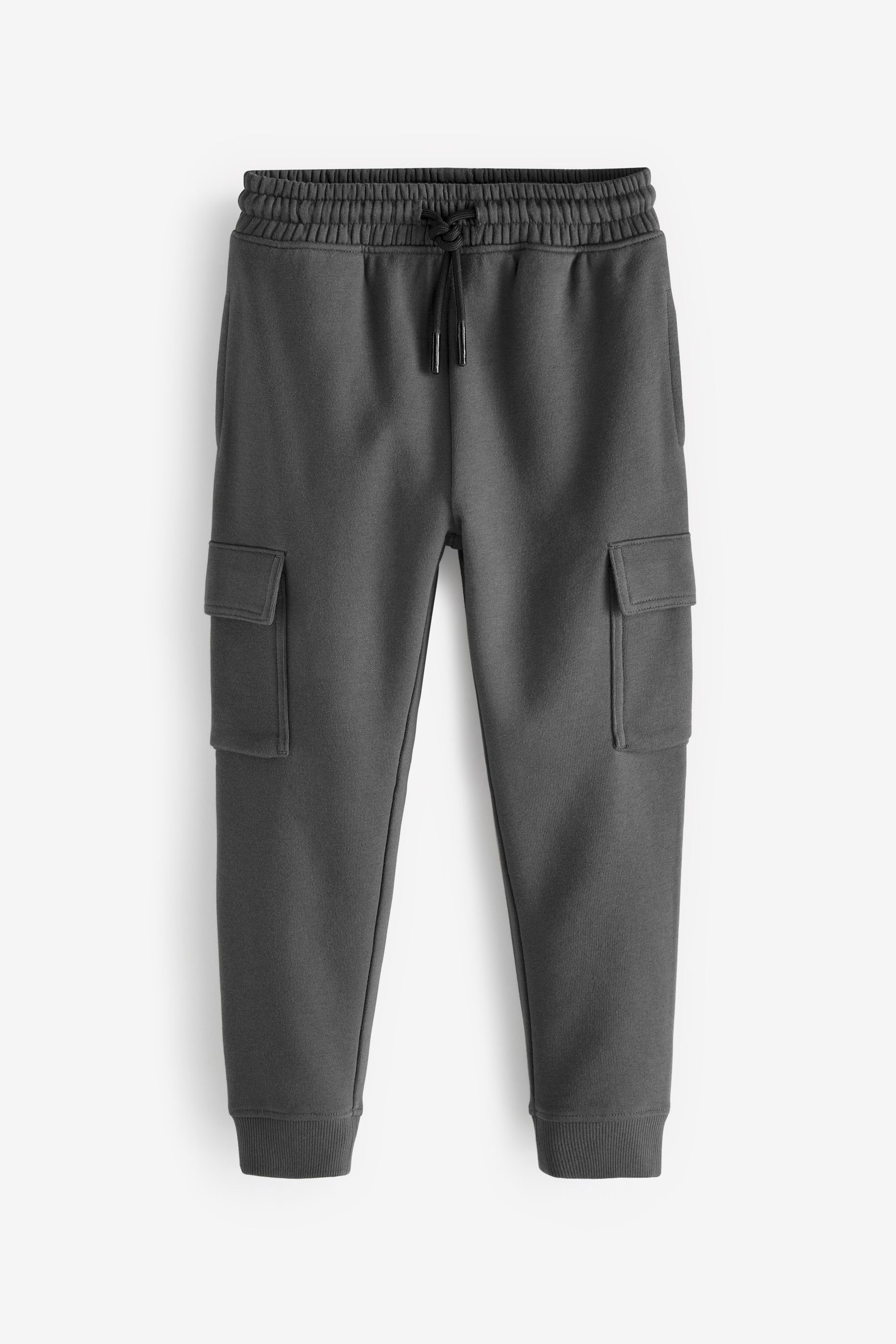 Charcoal Grey Cargo Cotton Rich Joggers 3 16yrs