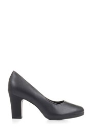 Pavers Black High Heel Court Shoes - Image 1 of 5