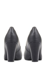 Pavers Black High Heel Court Shoes - Image 3 of 5