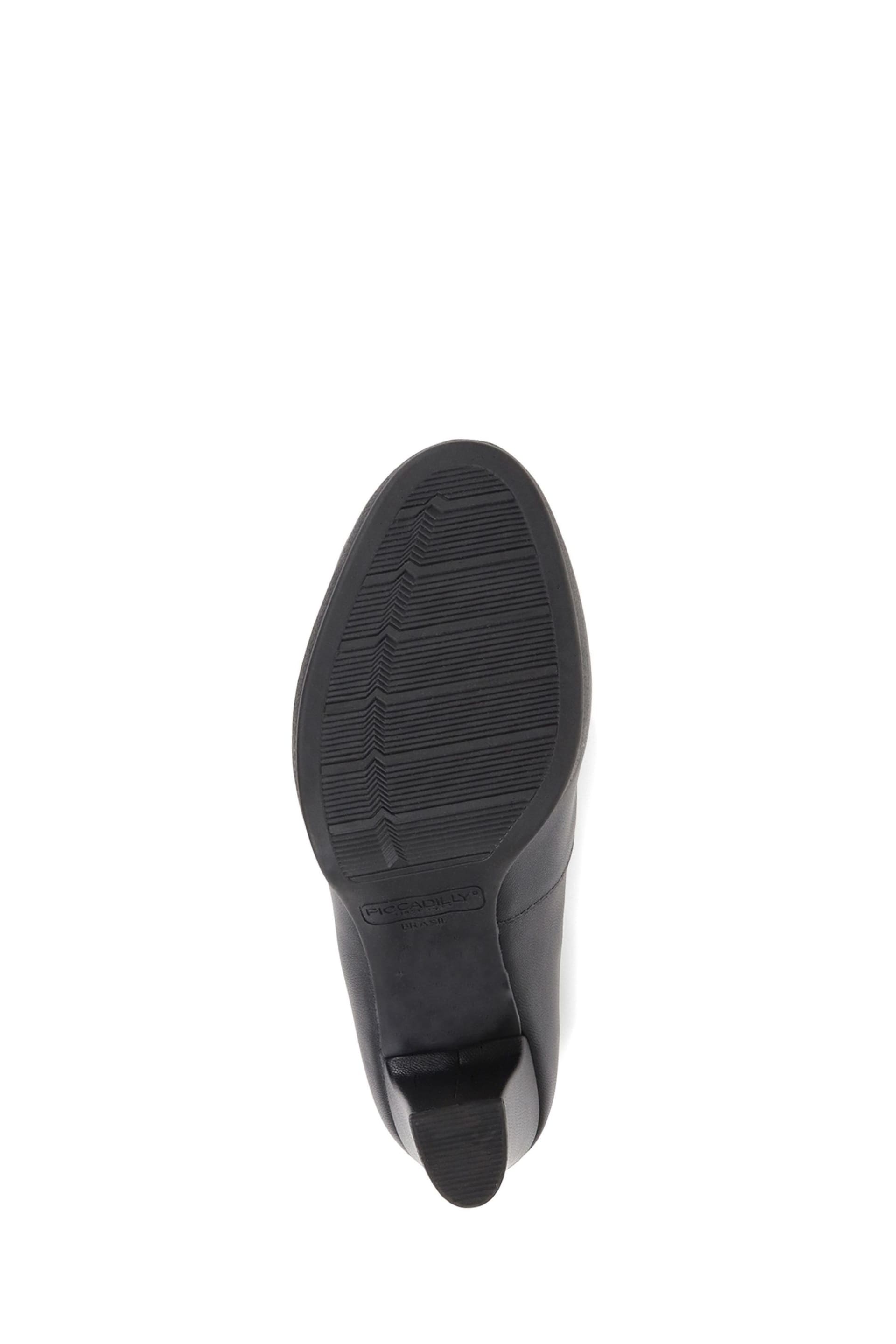 Pavers Black High Heel Court Shoes - Image 5 of 5