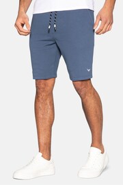 Threadbare Blue Basic Fleece Shorts - Image 1 of 4