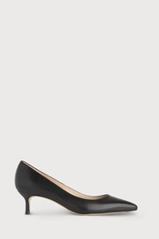 LK Bennett Audrey Leather Kitten Heel Courts - Image 1 of 4