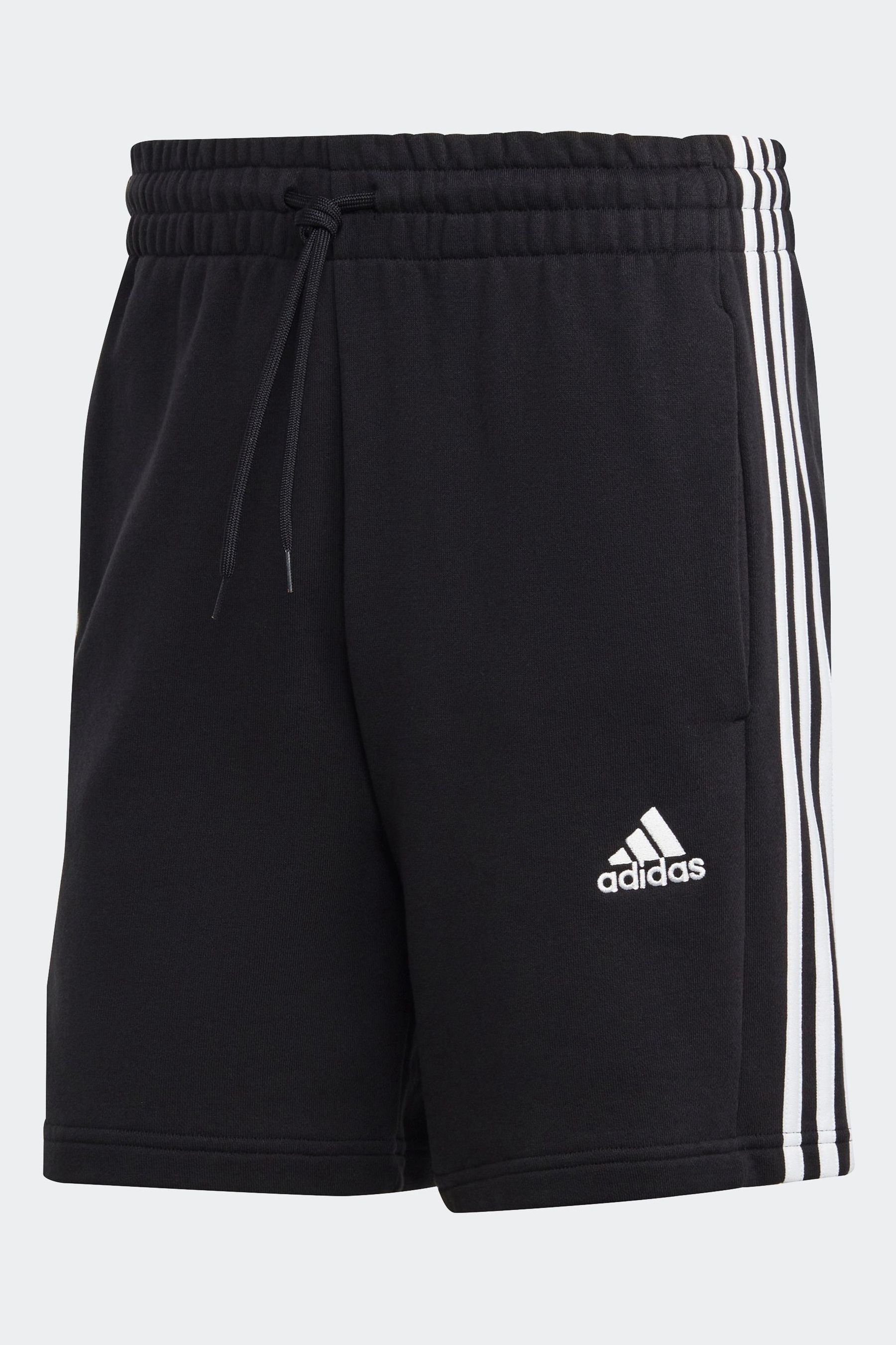 Buy adidas Black 100 Cotton Essentials French Terry 3 Stripes Shorts from Next Canada