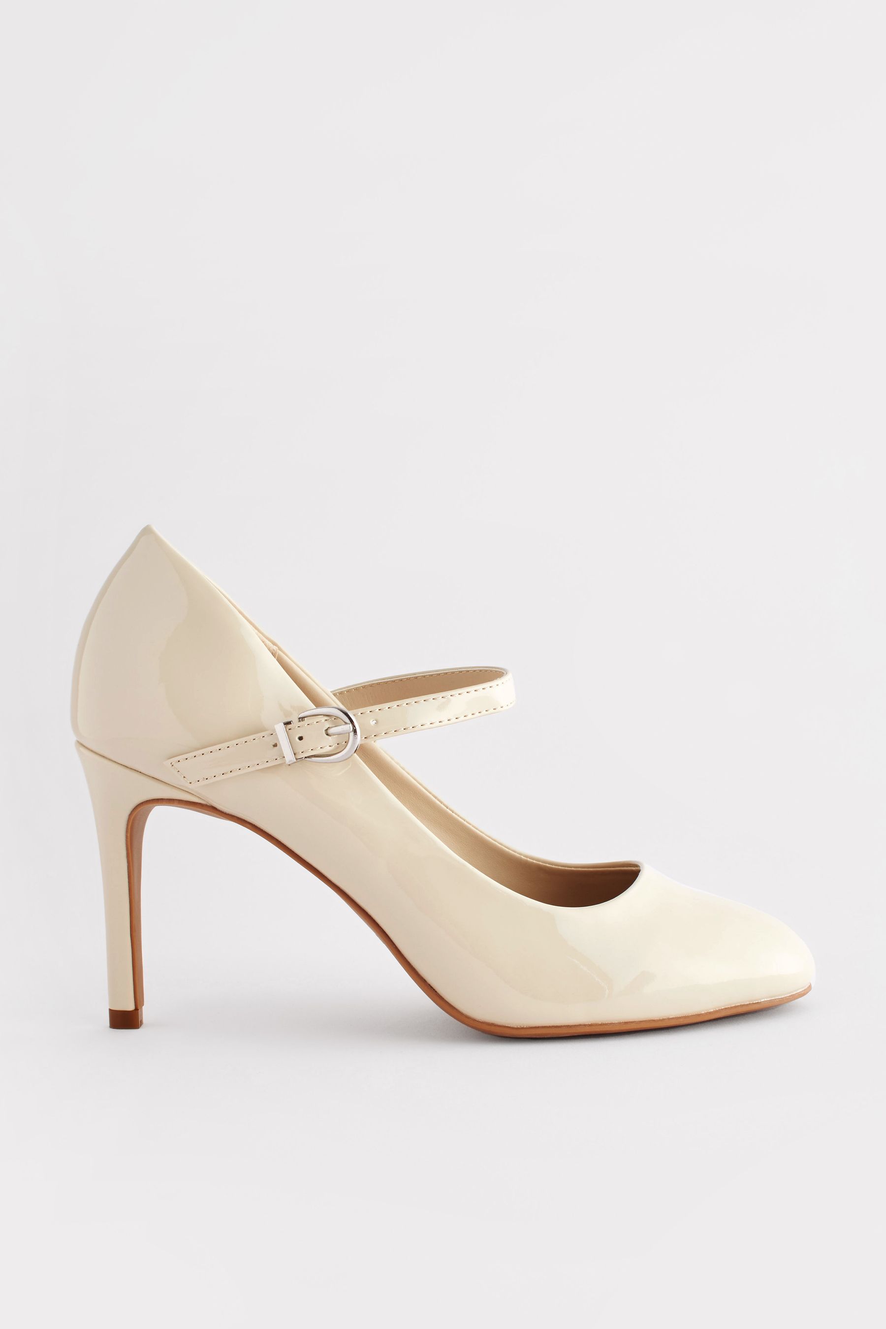 Buy Bone Forever Comfort Round Toe Stiletto Mary Jane Heels from Next USA