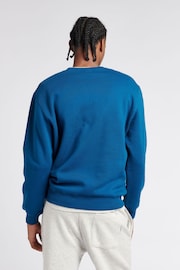 Franklin & Marshall Mens Blue Crest Crew Sweatshirt - Image 2 of 5