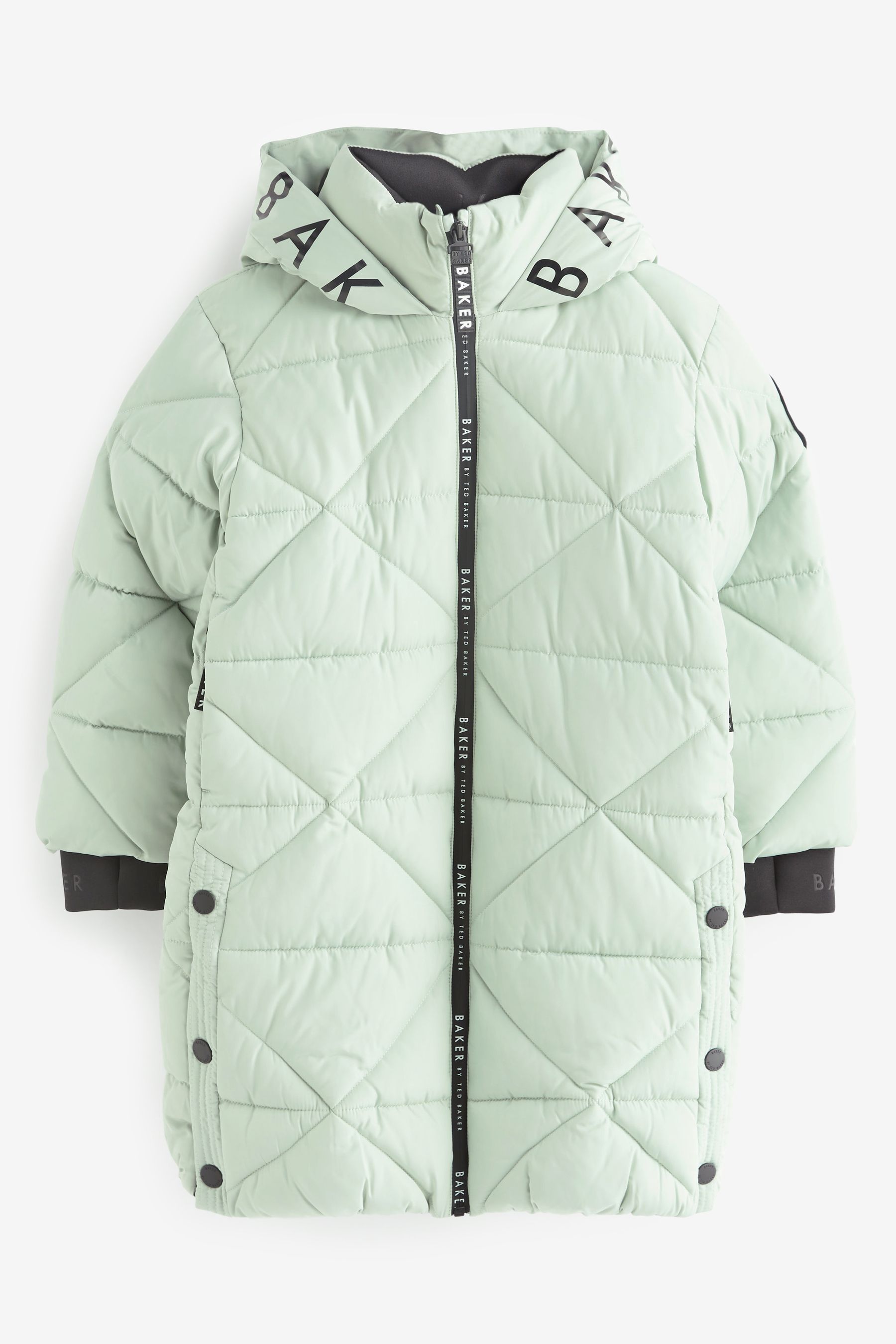 Buy Baker by Ted Baker Shower Resistant Quilted Longline Coat from Next Luxembourg
