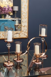 Fifty Five South Bronze Complements Large Pillar Candle Holder - Image 1 of 2