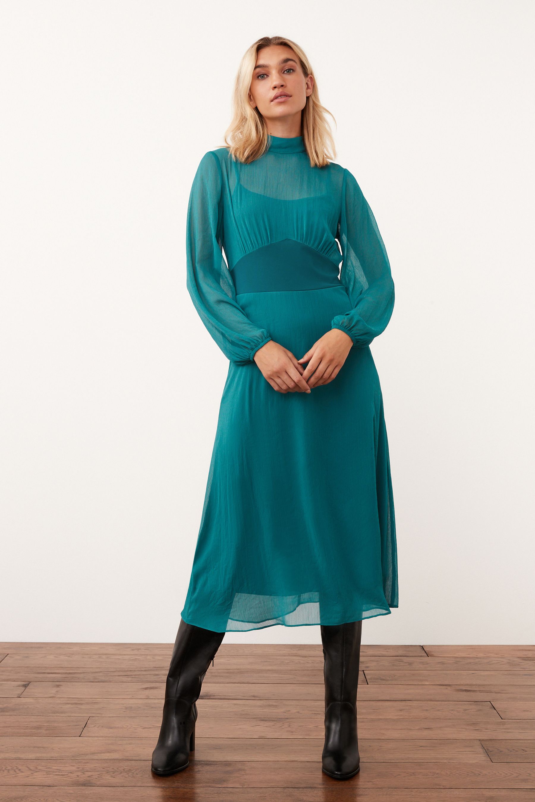 Next teal dress online