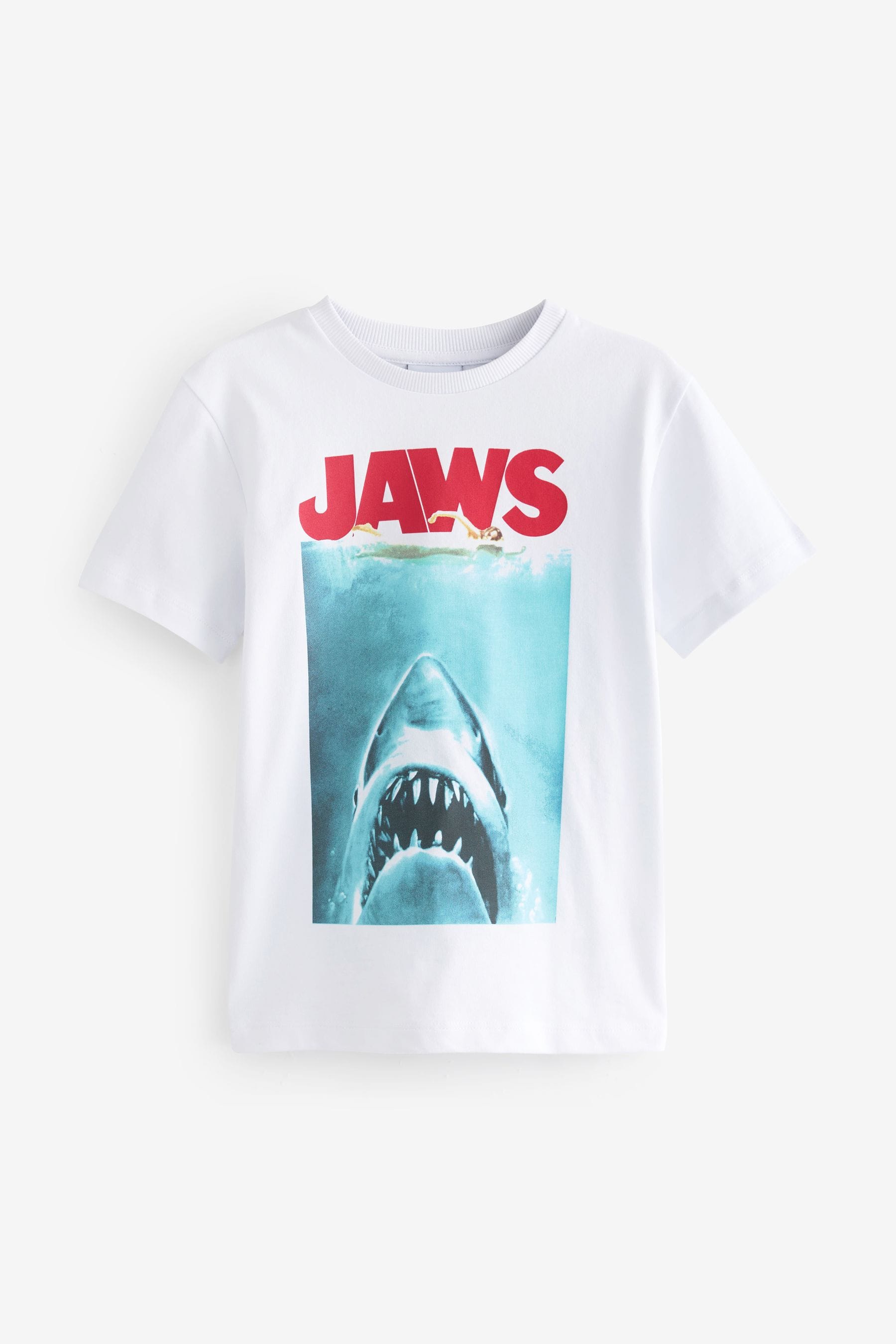 Buy Jaws White License T Shirt 3 16yrs from Next Ireland