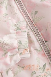 Pink Floral Shower Resistant Printed Bomber Jacket (3mths-7yrs) - Image 10 of 11