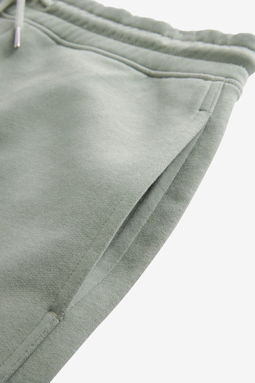 Green Soft Fabric Jersey Shorts - Image 8 of 10