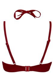 Pour Moi Red Padded Glamazon Bikini Top - Image 4 of 4