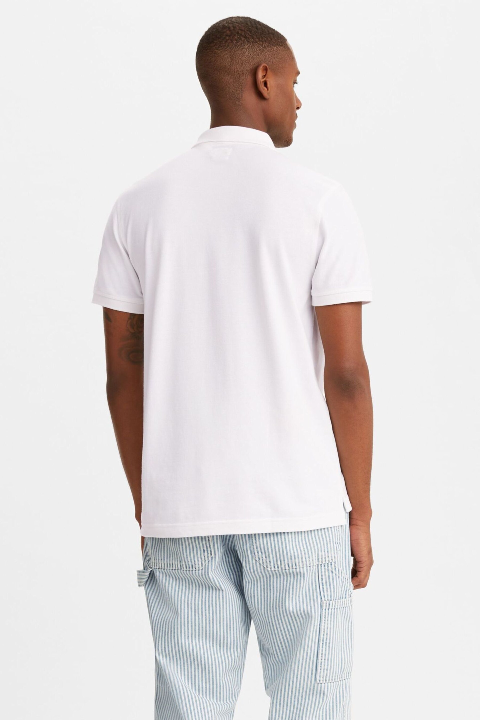 Levi's® White Housemark Polo Shirt - Image 2 of 5