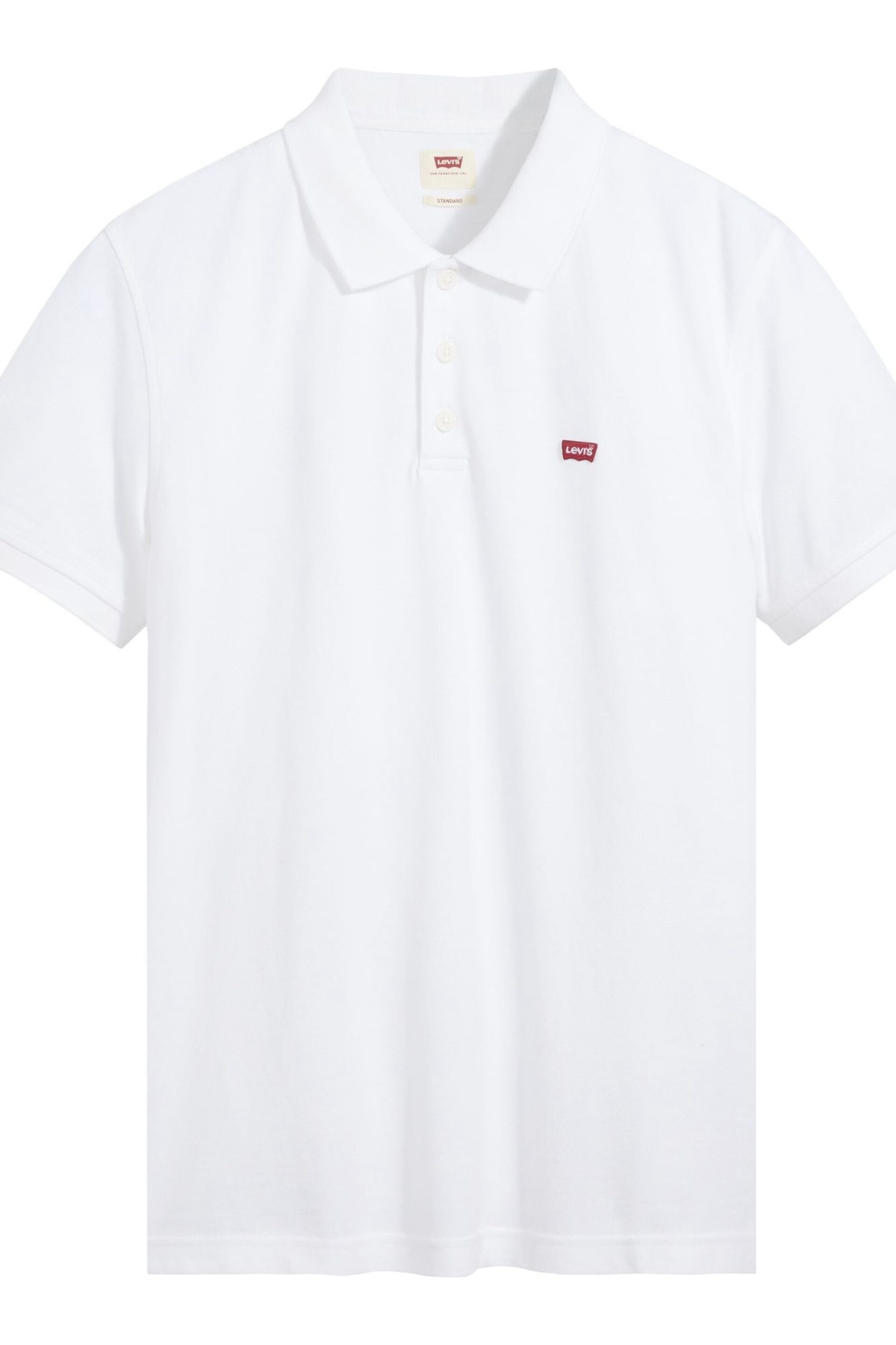 Levi's® White Housemark Polo Shirt - Image 3 of 5