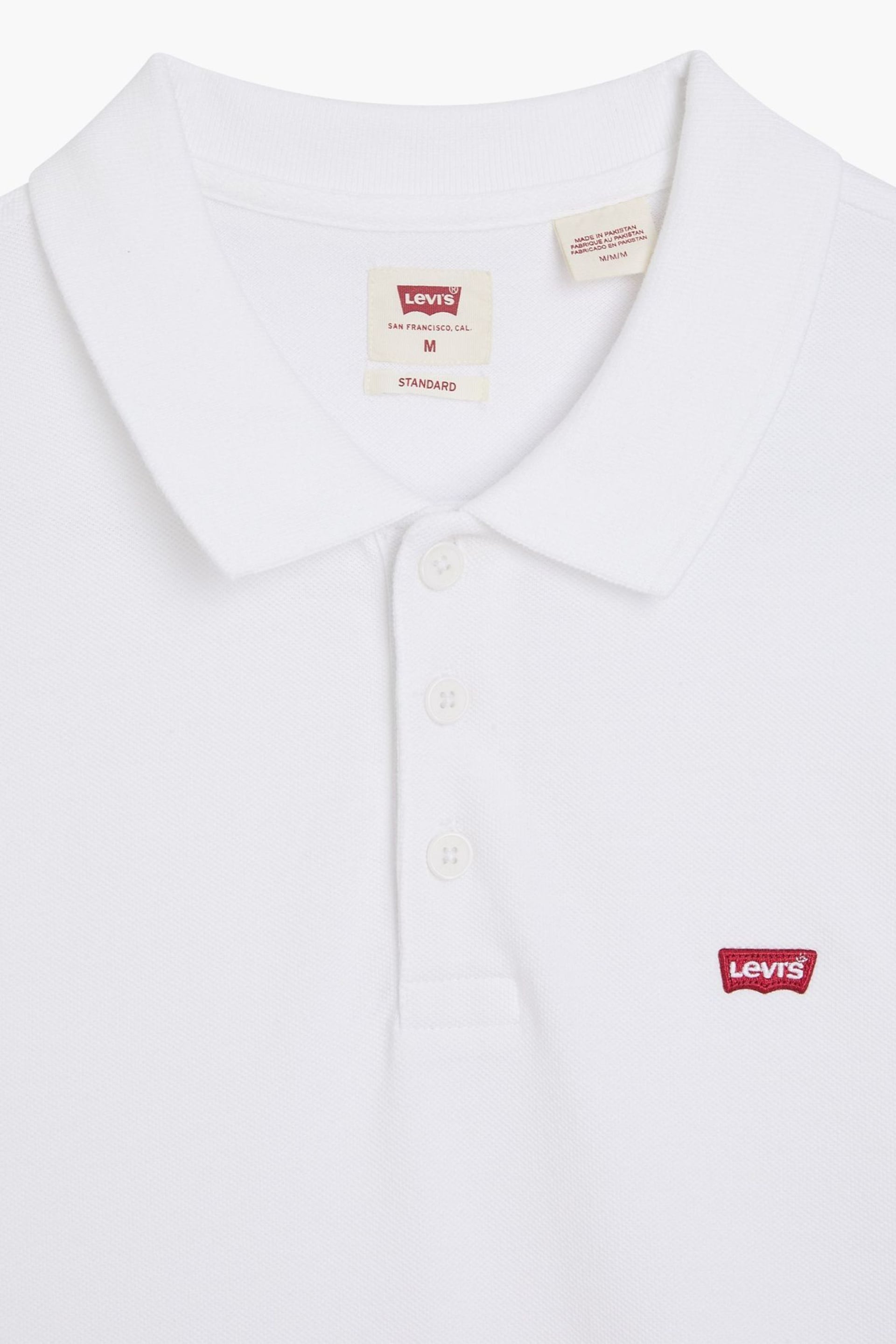 Levi's® White Housemark Polo Shirt - Image 5 of 5