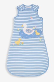 JoJo Maman Bébé Blue Duck Appliqué 2.5 Tog Baby Sleeping Bag - Image 2 of 4