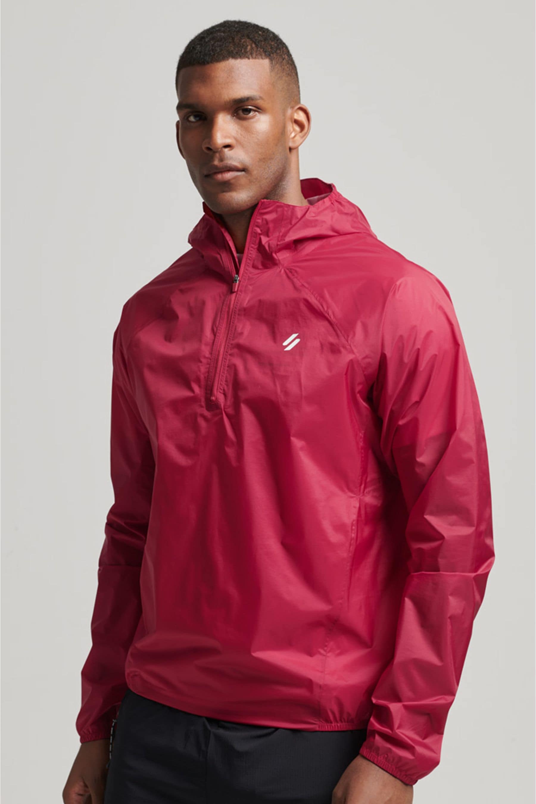 Buy Superdry Red Sport Run Lightweight Waterproof Shell Jacket from Next Luxembourg