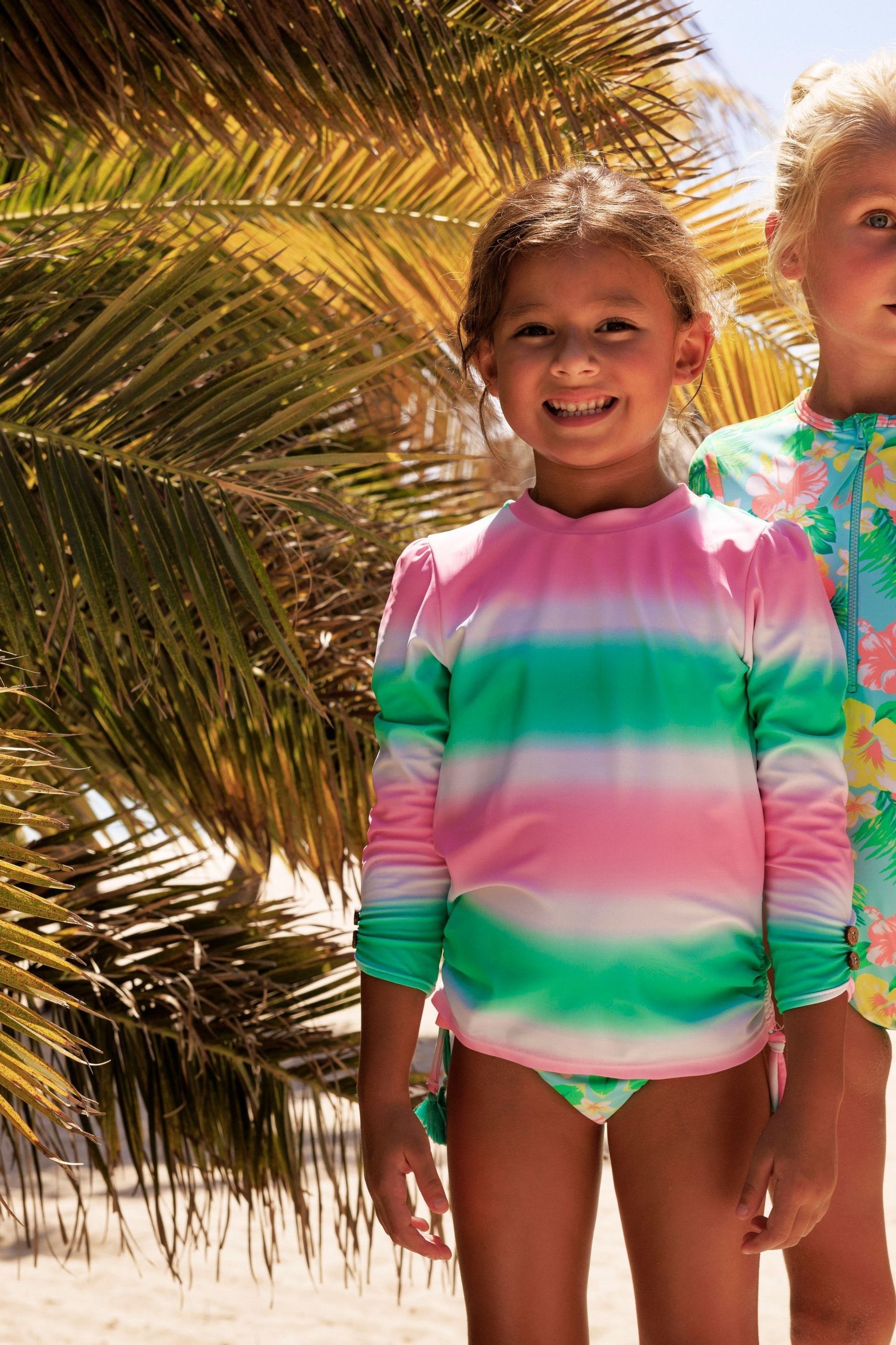 Buy Sunuva Ombre Dip Dye Long Sleeve Rash Vest from Next Canada