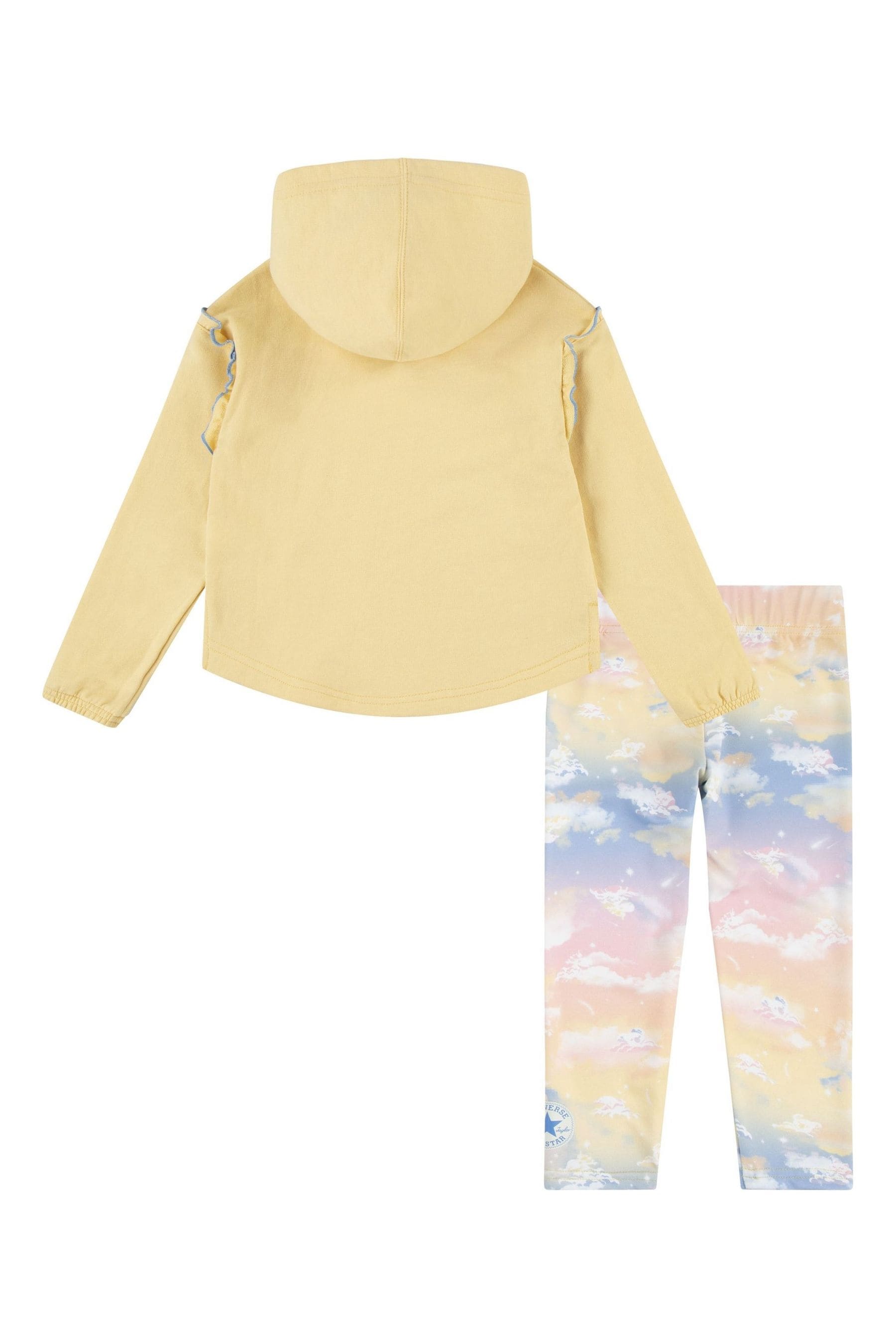 Buy Converse Yellow Little Kids Hoodie and Leggings Set from Next Luxembourg