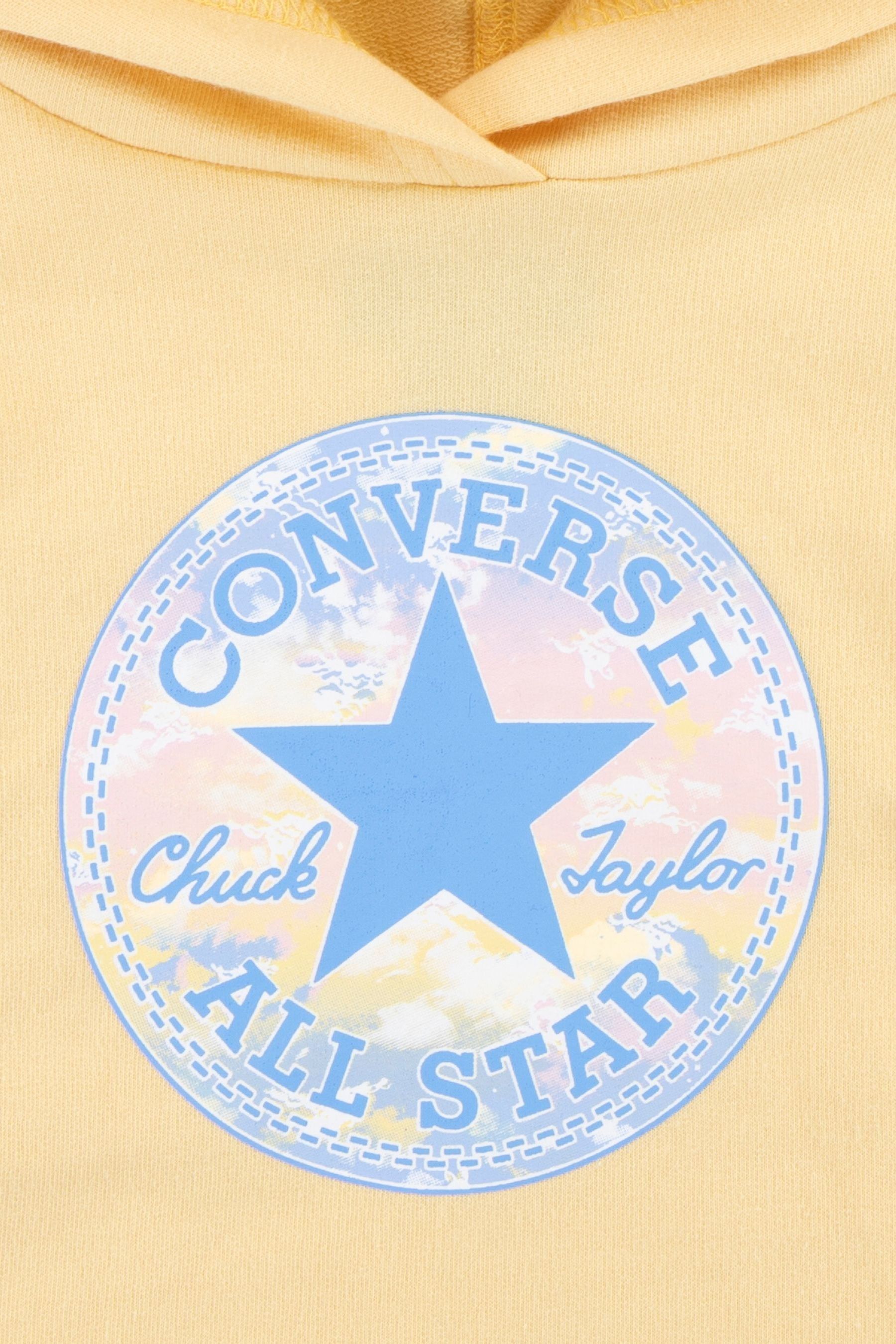Yellow converse hoodie cheap