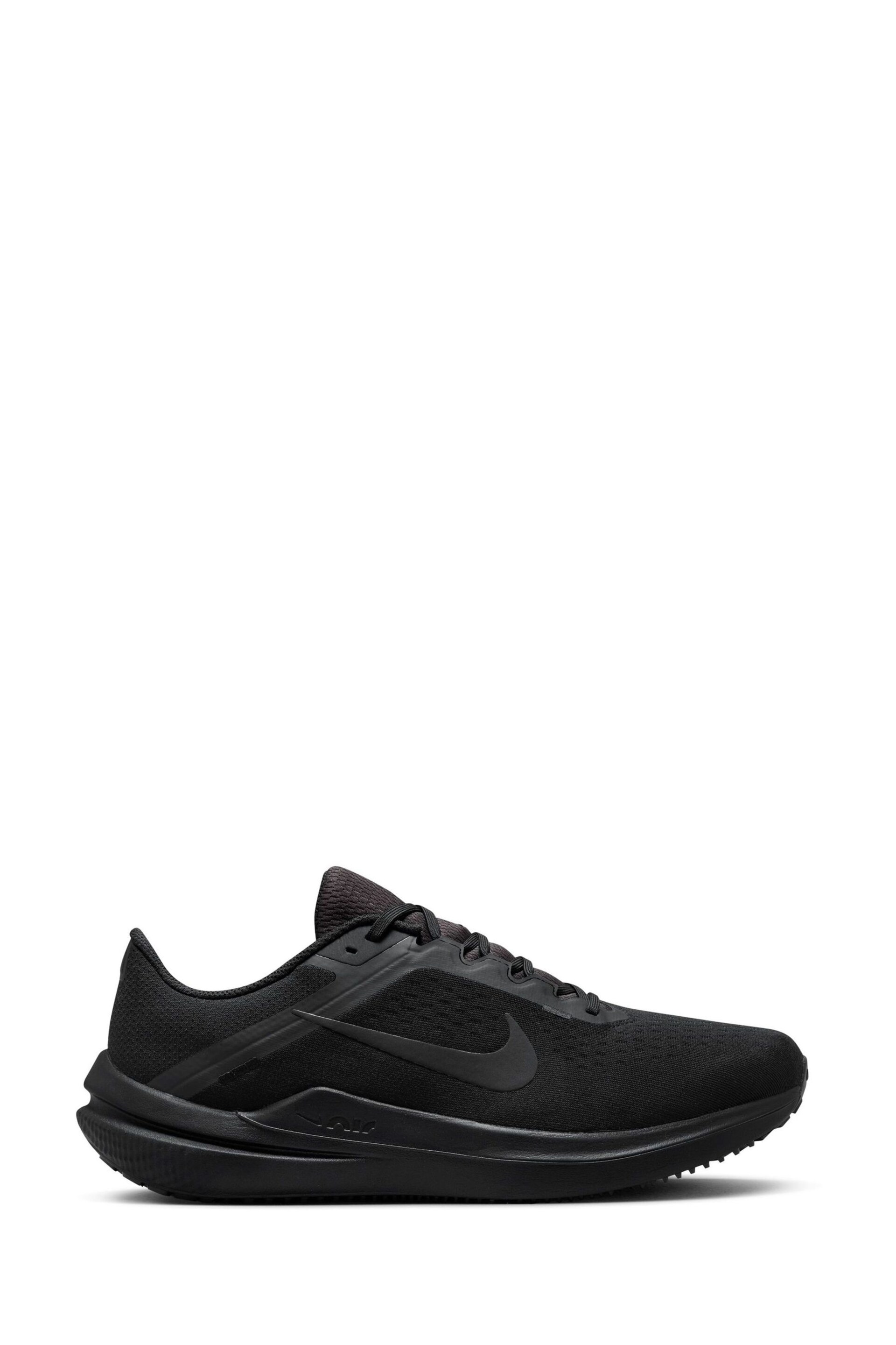 Nike Black Air Winflo 10 Running Trainers - Image 1 of 11