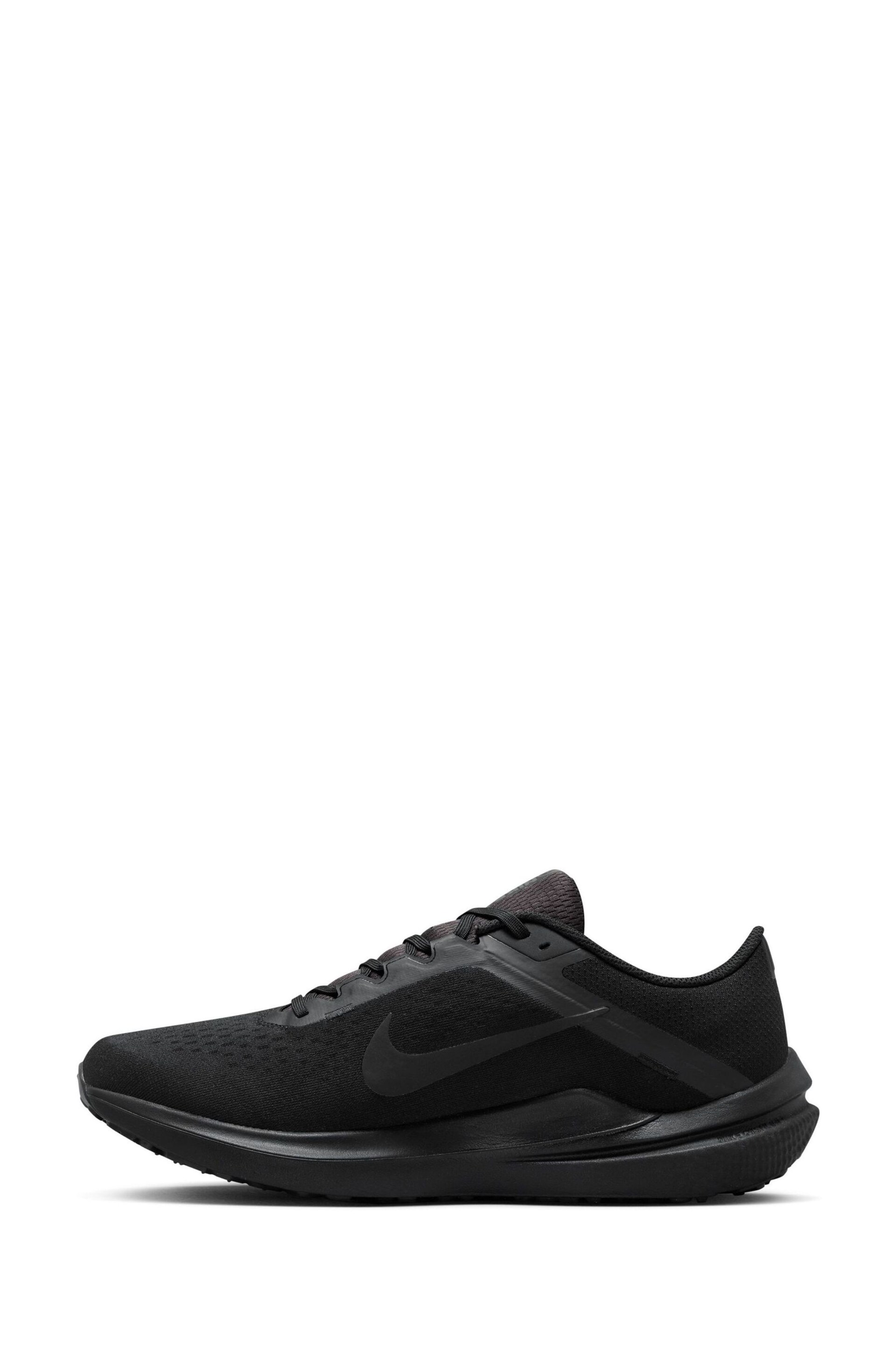 Nike Black Air Winflo 10 Running Trainers - Image 5 of 11