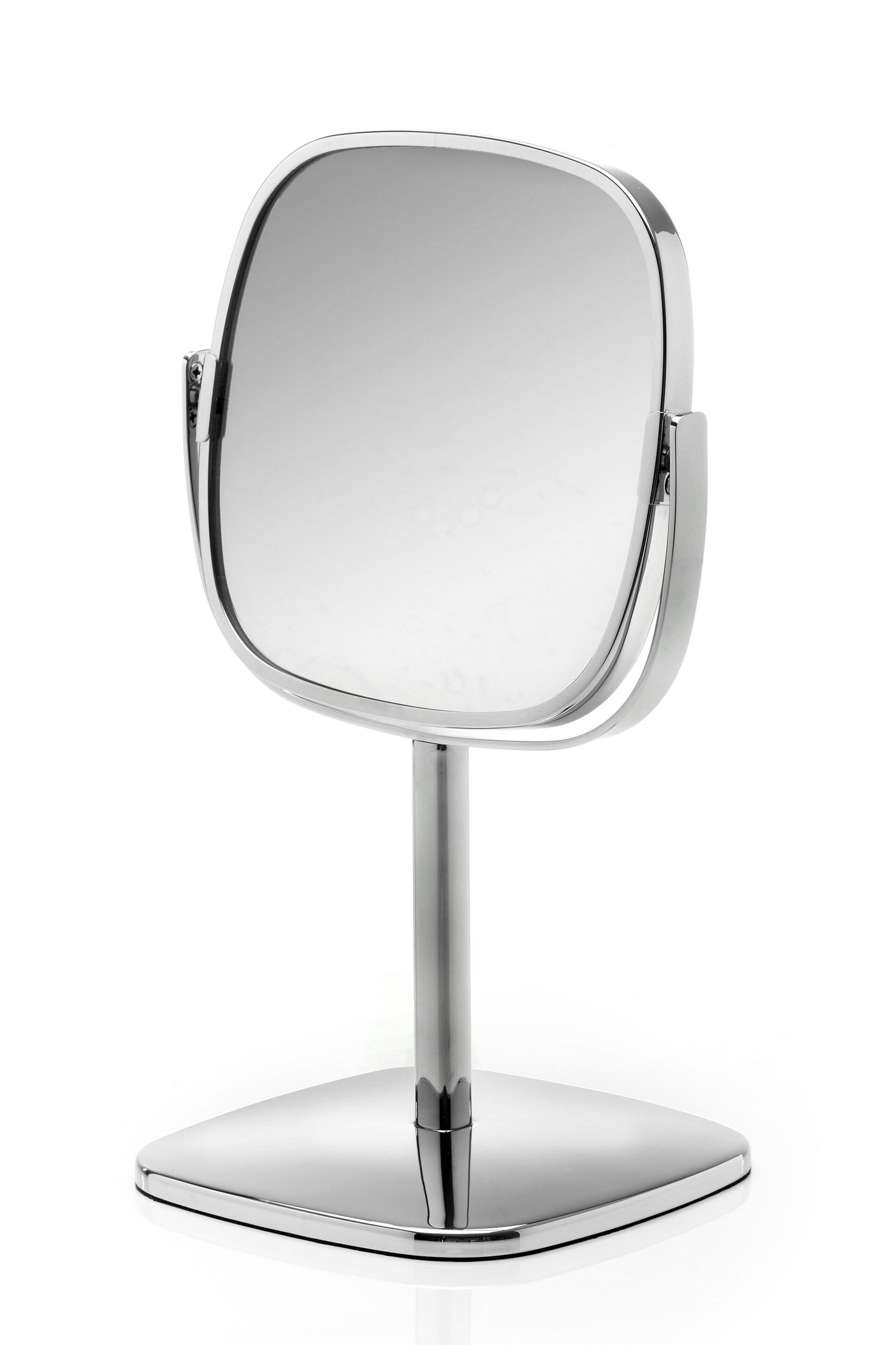 Robert Welch Silver Burford Pedestal Mirror x5 Magnification - Image 3 of 4