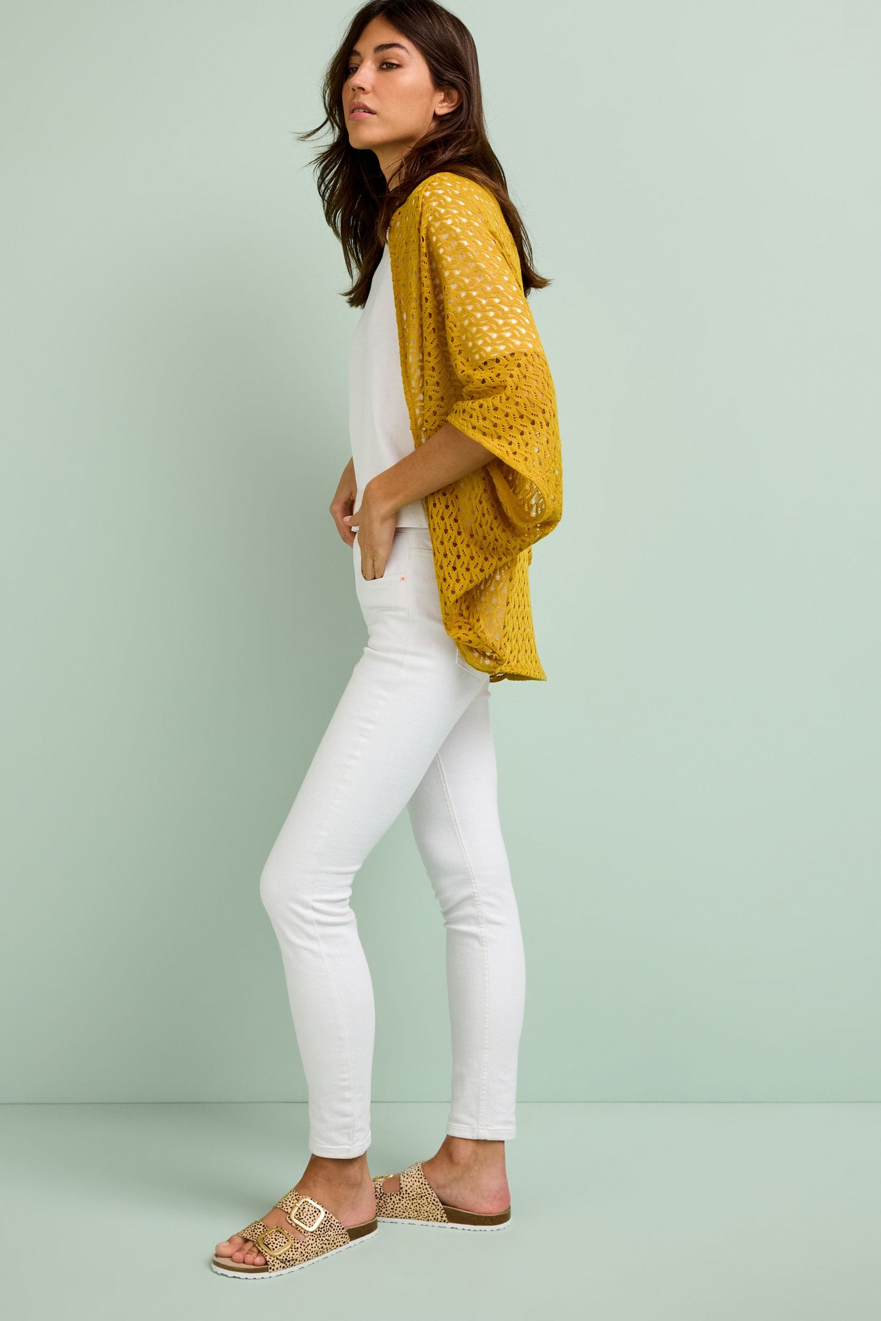 Next ochre coatigan online