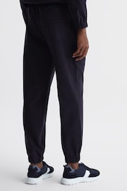 Reiss Navy Bear Micro Fleece Joggers - Image 5 of 5