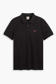 Levi's® Black Housemark Polo Shirt - Image 3 of 4