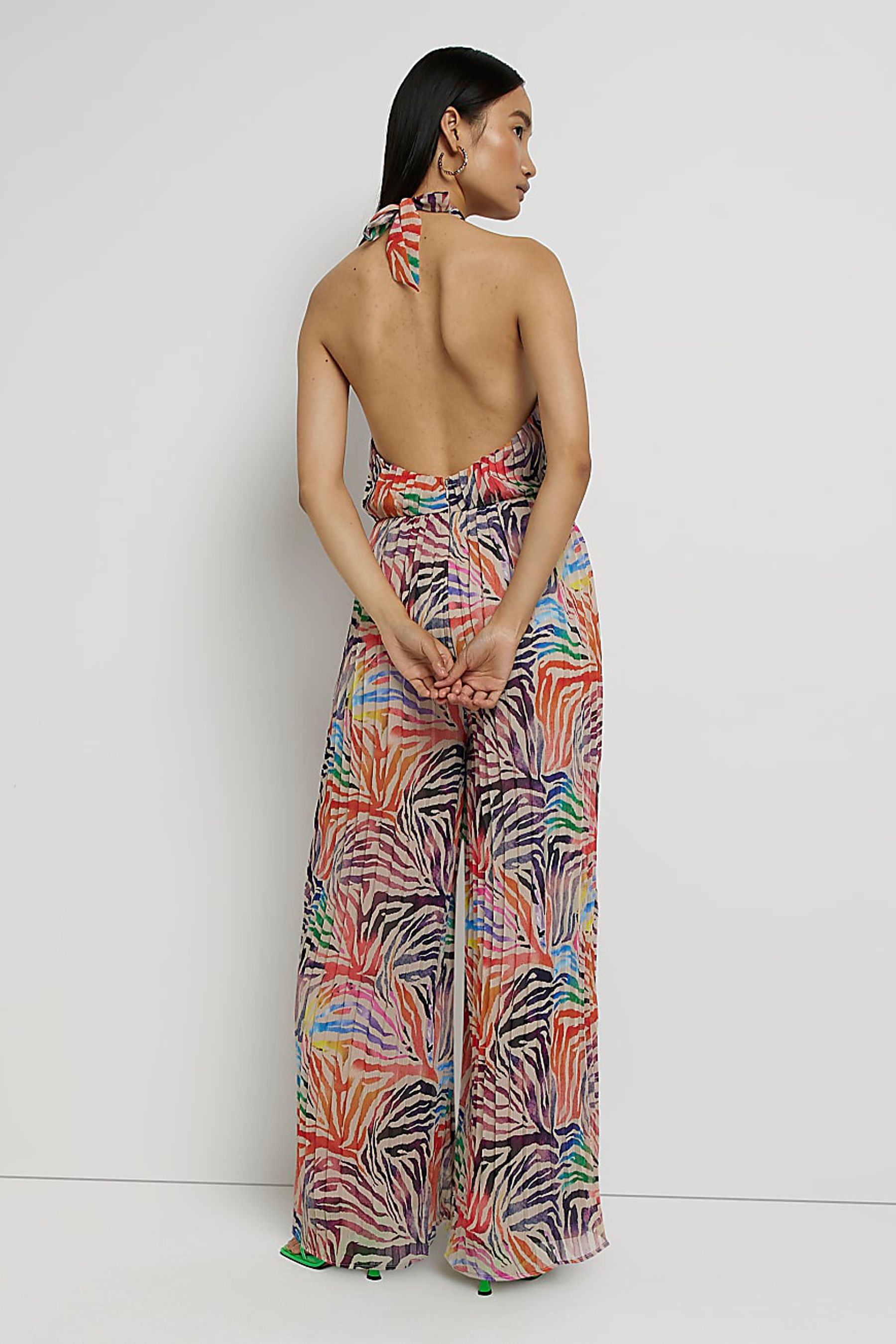 River island orange jumpsuit 2025