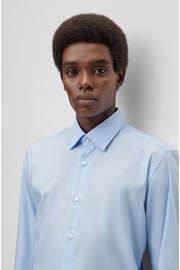 BOSS Blue Slim Fit Dress Shirt - Image 4 of 6