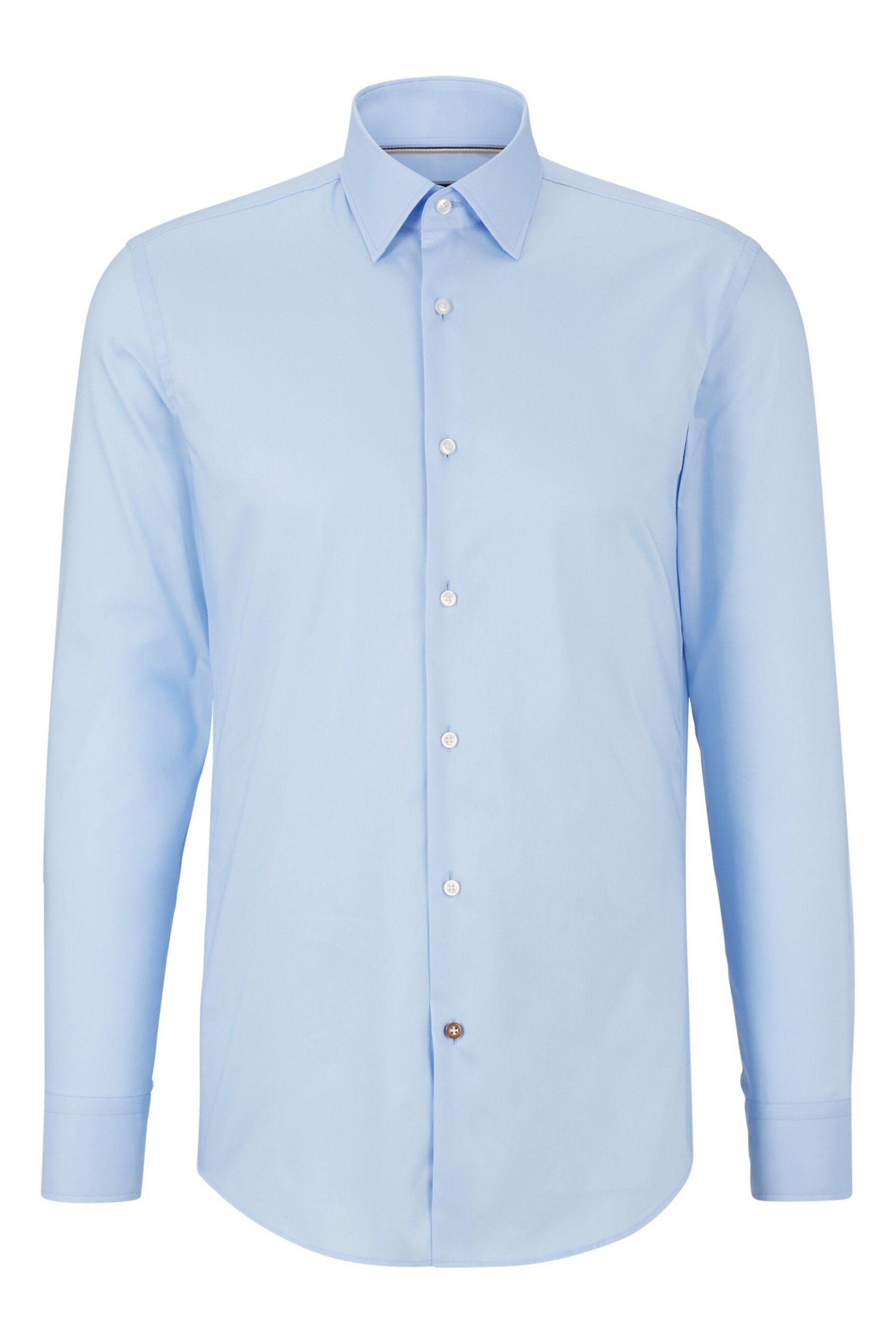 BOSS Blue Slim Fit Dress Shirt - Image 6 of 6