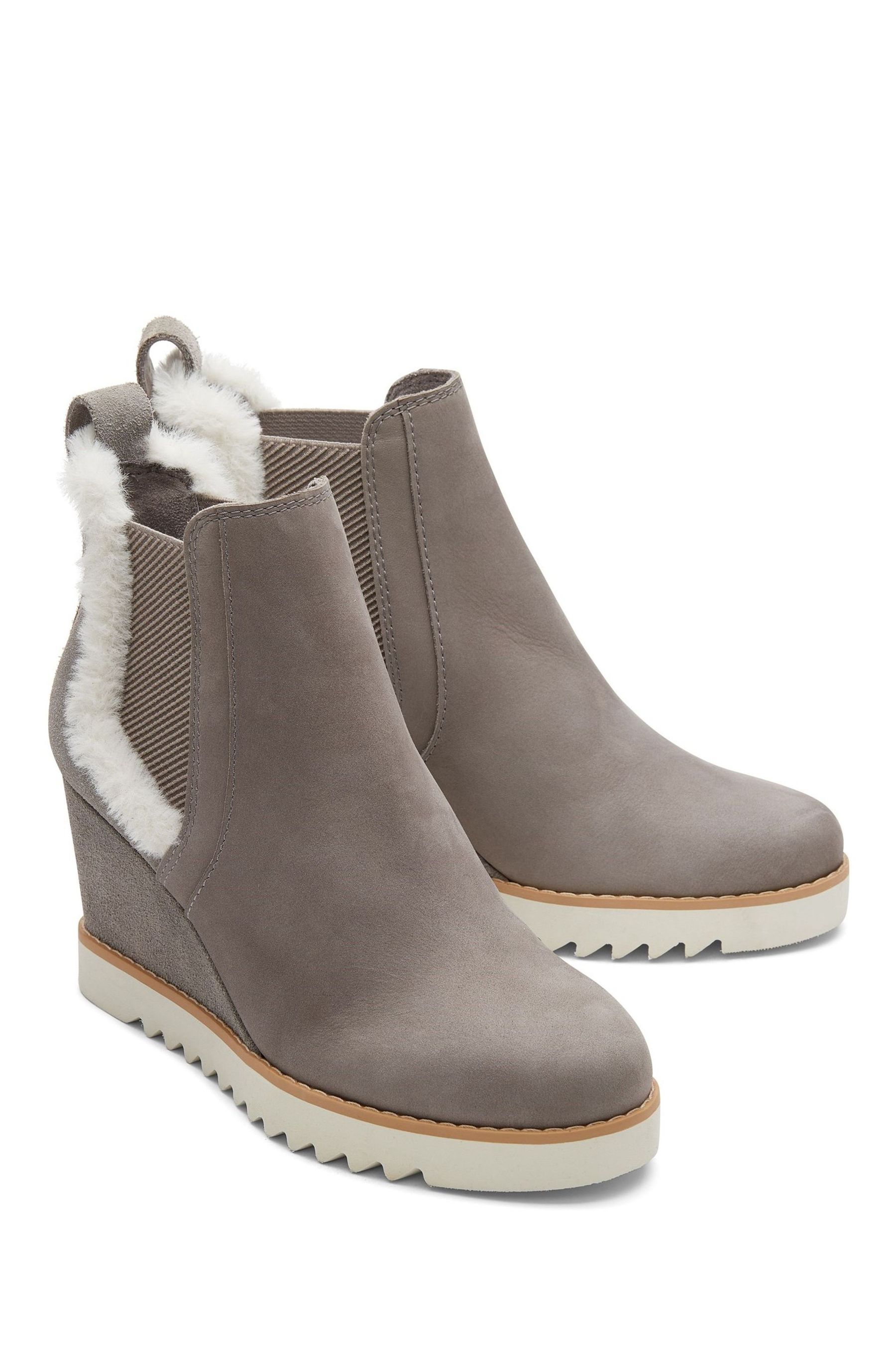 Toms grey booties outlet