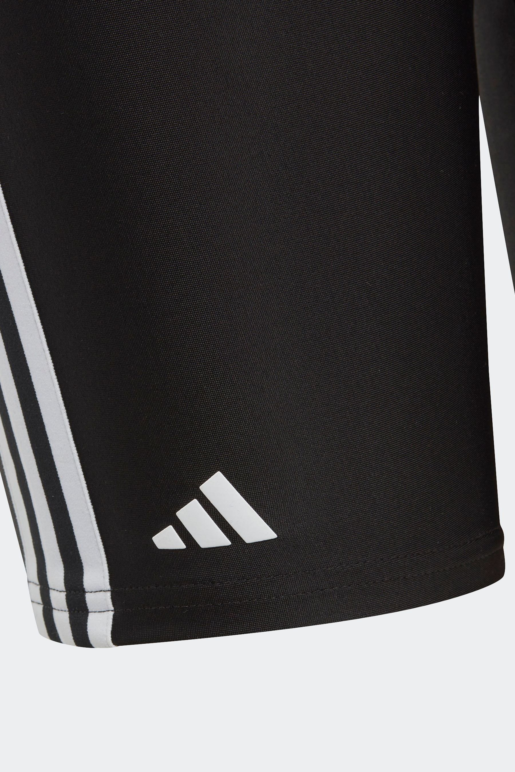Buy adidas Black Classic 3 Stripes Swim Jammer Shorts from Next Luxembourg