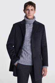MOSS Grey Epsom Overcoat - Image 1 of 3