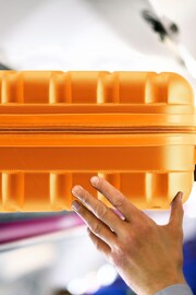 Flight Knight Orange Medium Hardcase Lightweight Check In Suitcase With 4 Wheels - Image 7 of 8