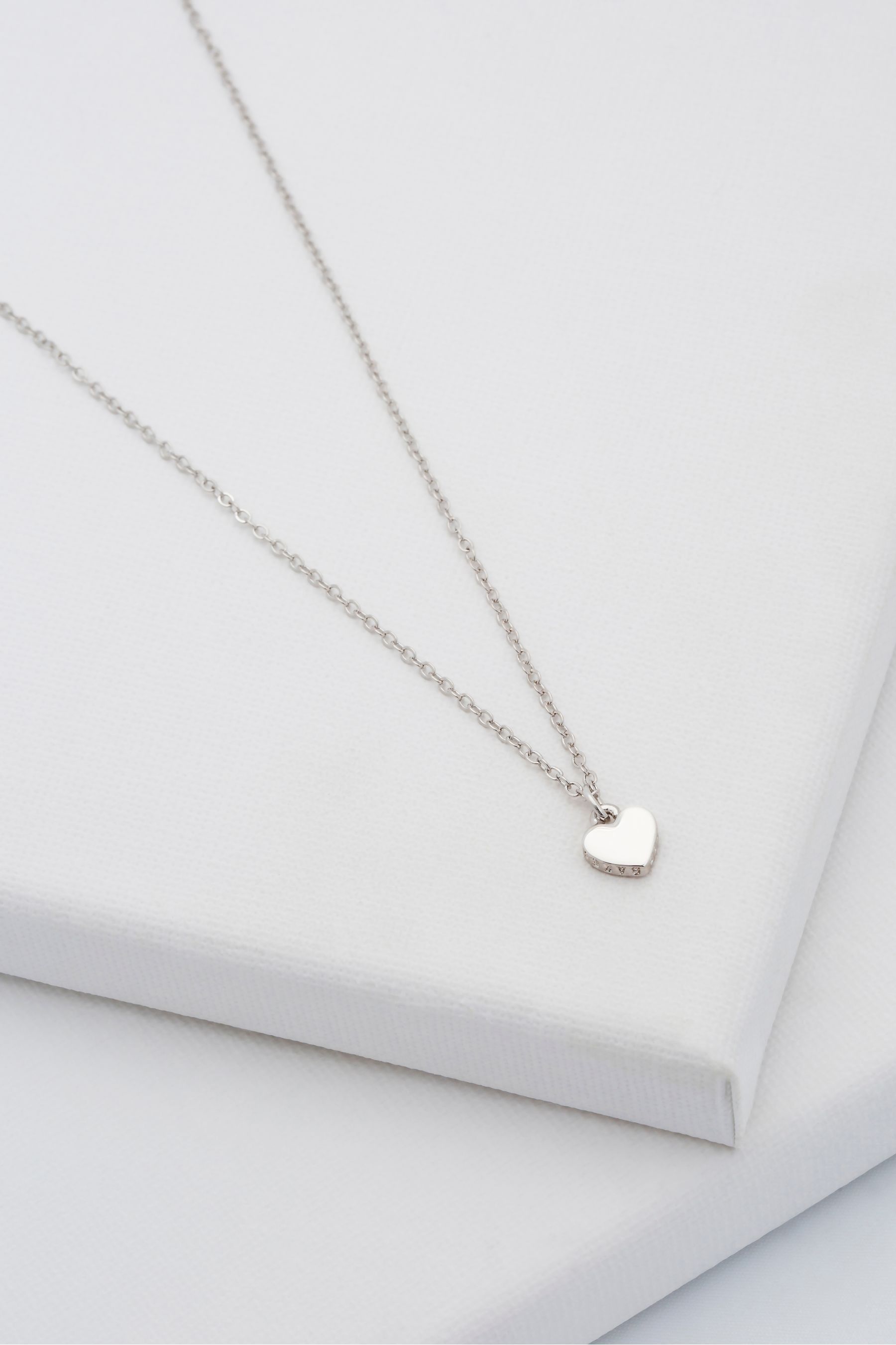Ted Baker Hara Tiny Heart Pendant Necklace Silver