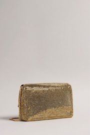 Ted Baker Gold Glitzet Crystal Baguette Clutch Bag - Image 3 of 5