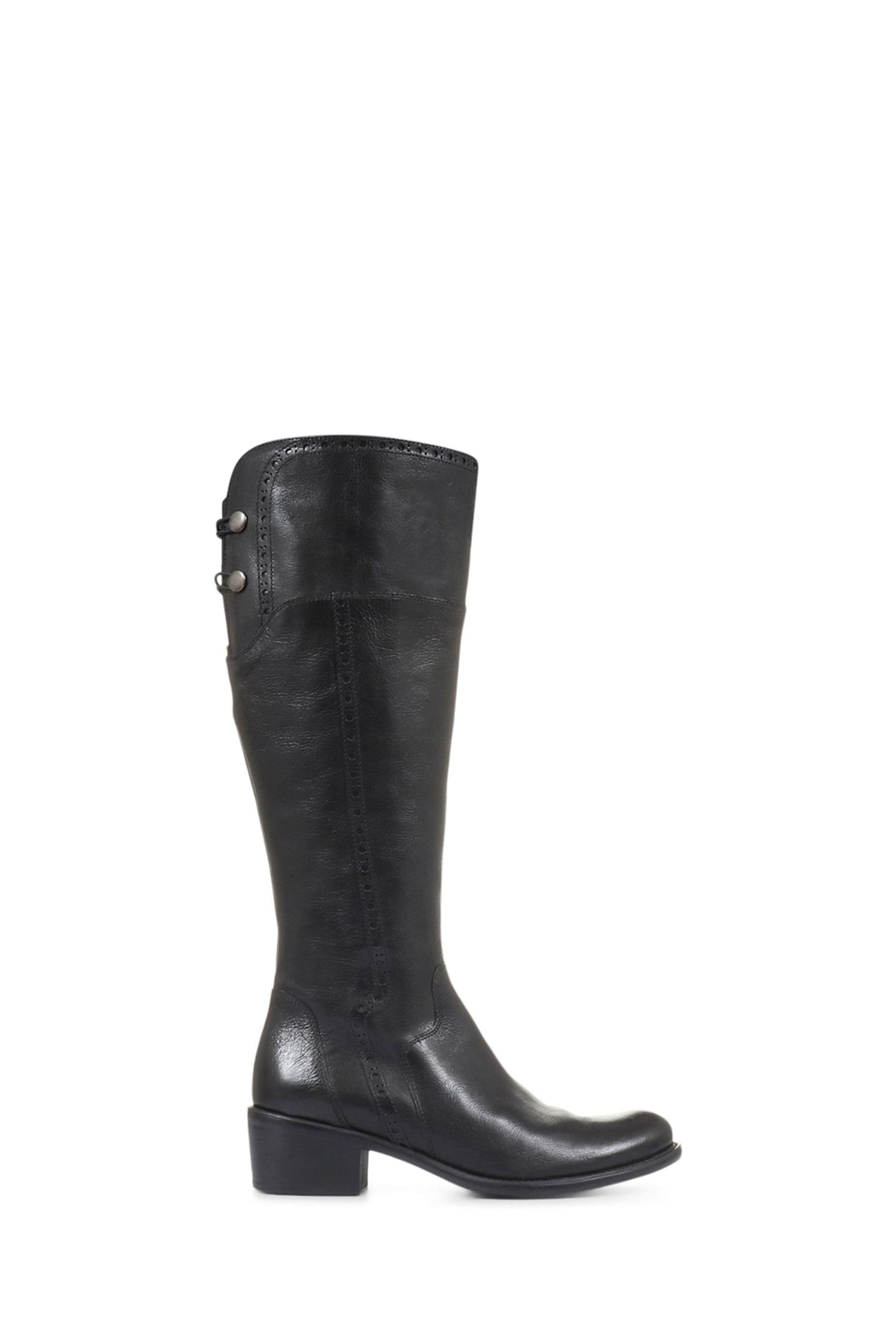 Buy Jones Bootmaker Slim Fit Rachel Rider Knee High Black Boots from the Next UK online shop
