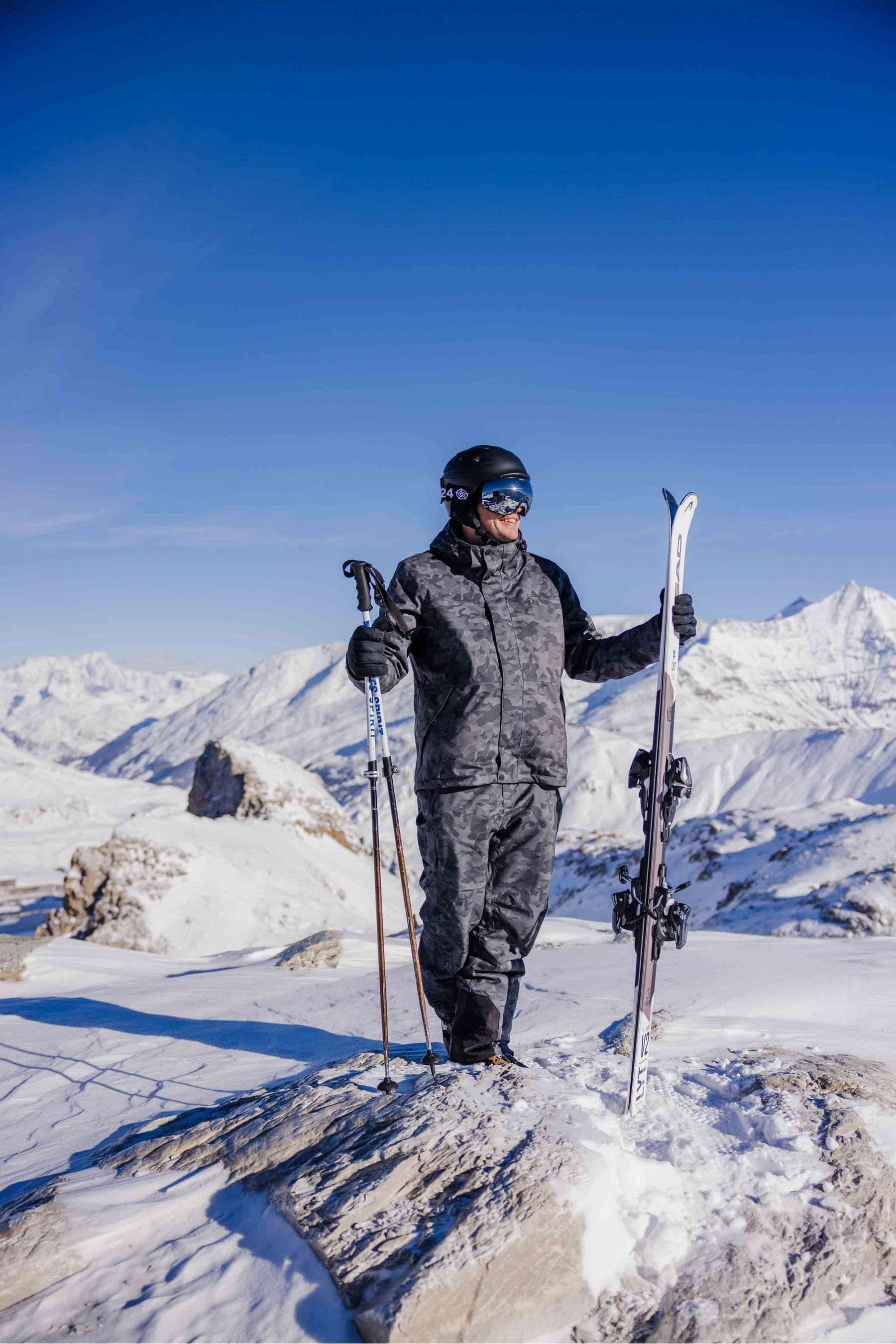 Buy Tog 24 Grey Freestyle Ski Jacket from Next Luxembourg