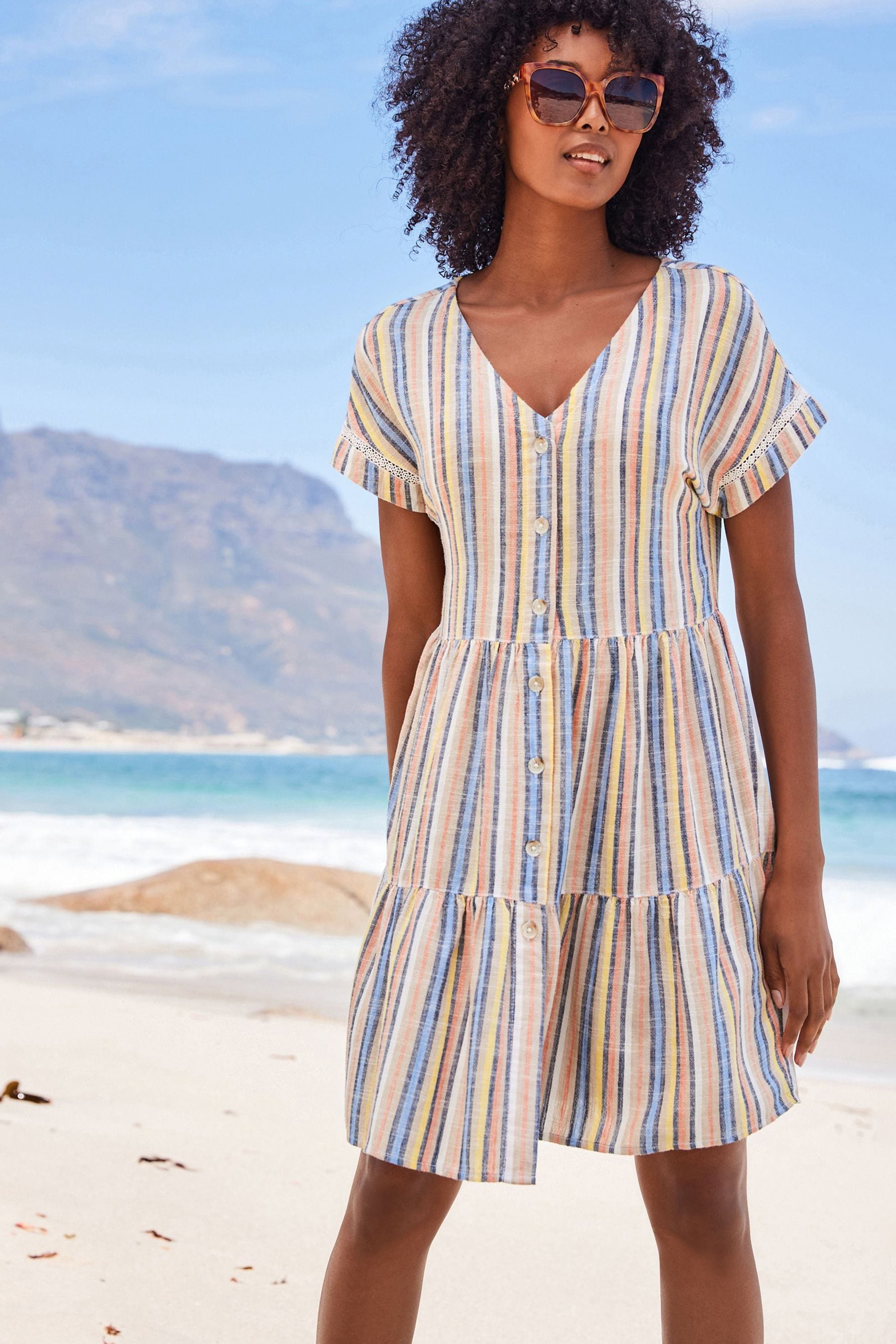 Next ladies linen summer dresses best sale