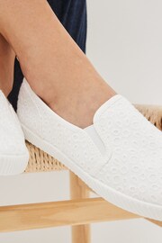 White Forever Comfort Slip On Trainers - Image 2 of 7