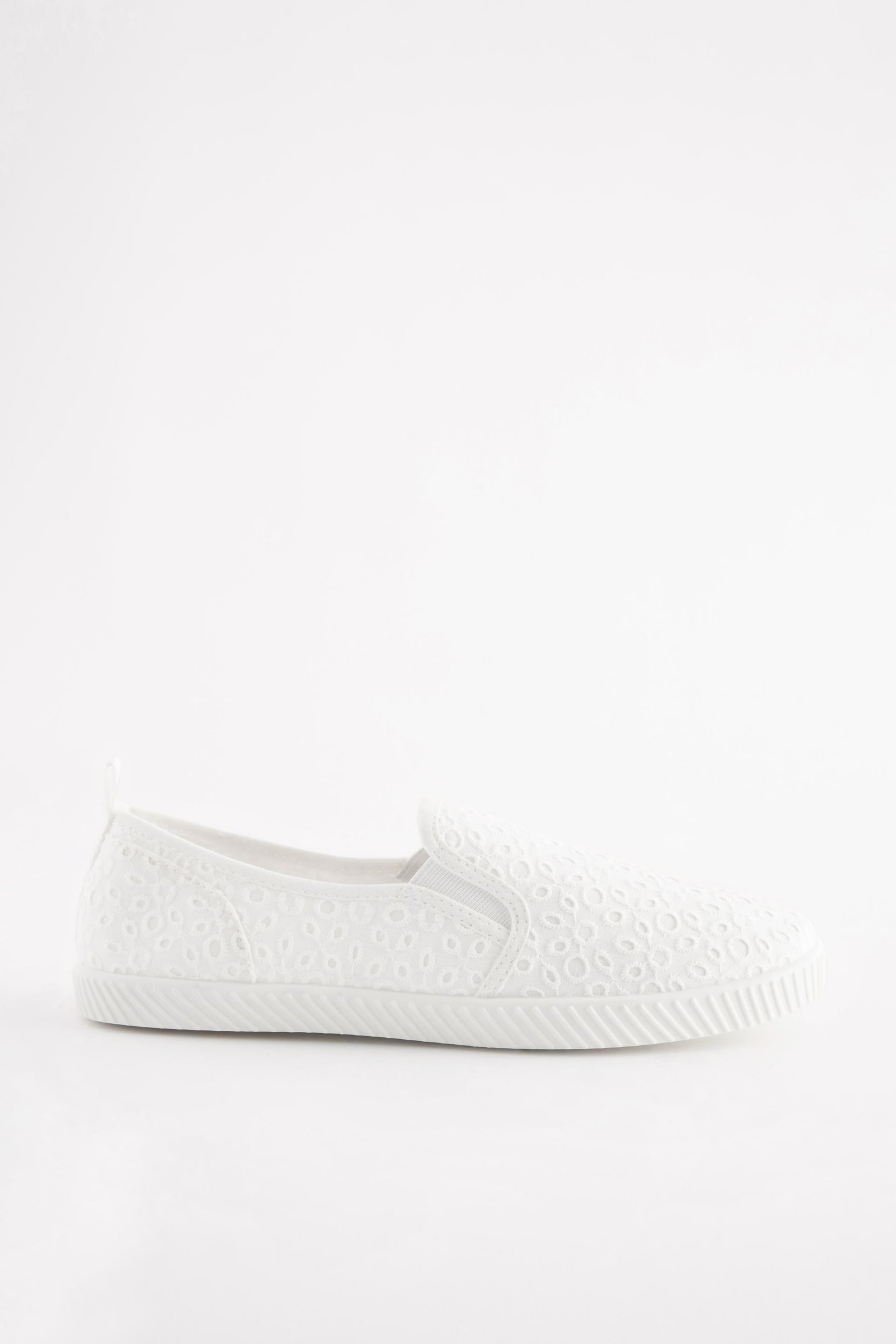 White Forever Comfort Slip On Trainers - Image 4 of 7